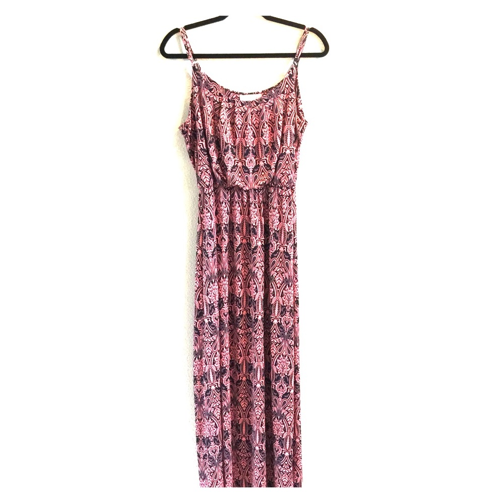 Black/Salmon Dress